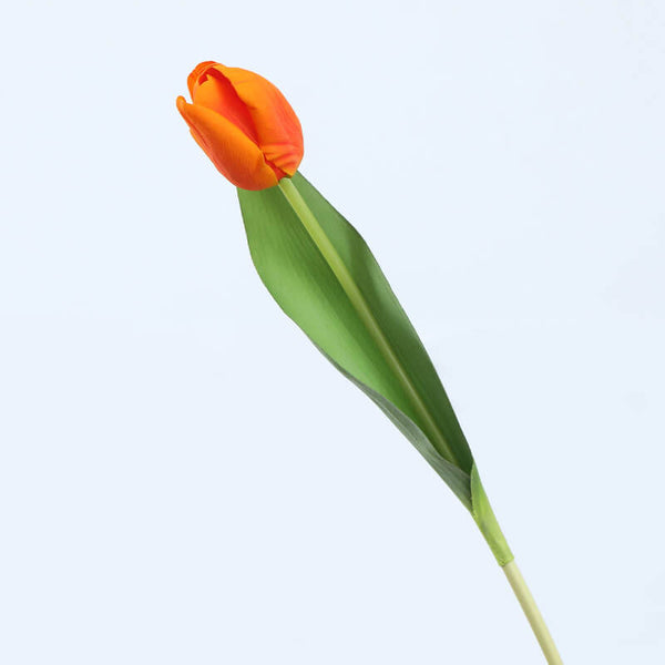 MEALULAND 10pcs High-end Artificial Tulip, Orange