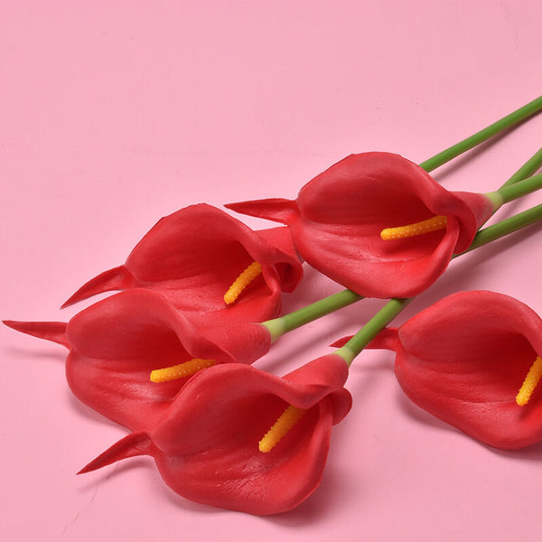 Red Artificial Calla Lily زنبق كالا الاصطناعي