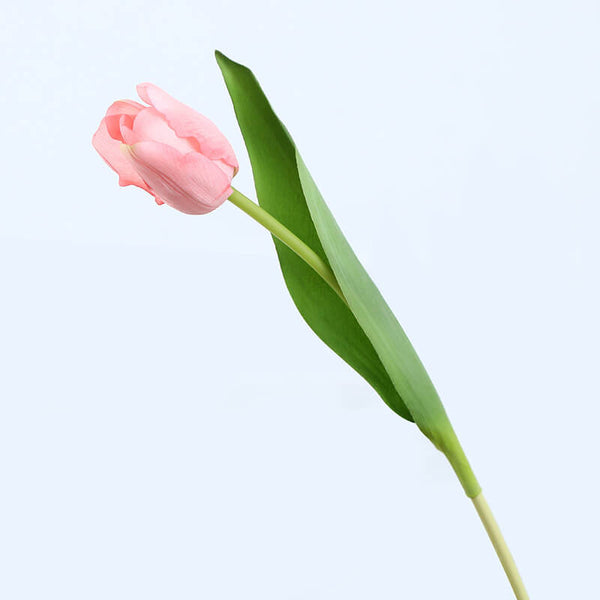 MEALULAND 10pcs High-end Artificial Tulip, Light Pink