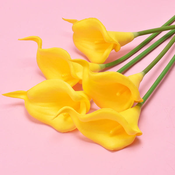 Yellow Artificial Calla Lily زنبق كالا الاصطناعي