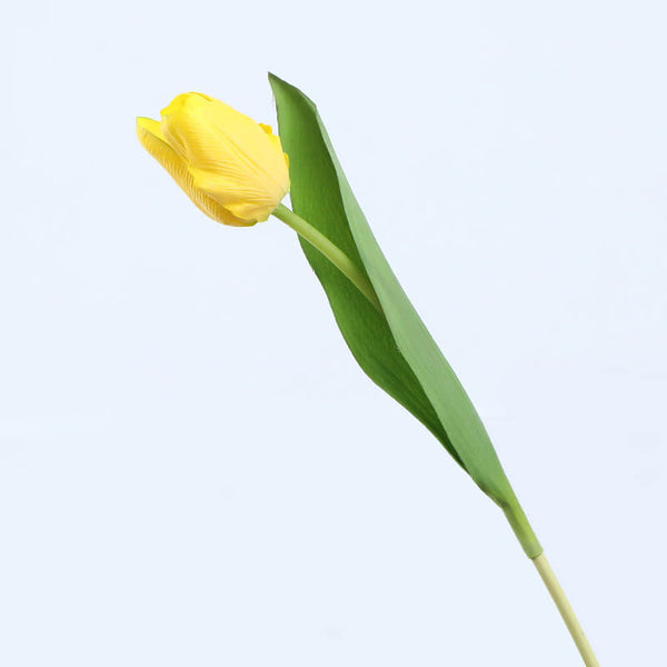 MEALULAND 10pcs High-end Artificial Tulip, Yellow