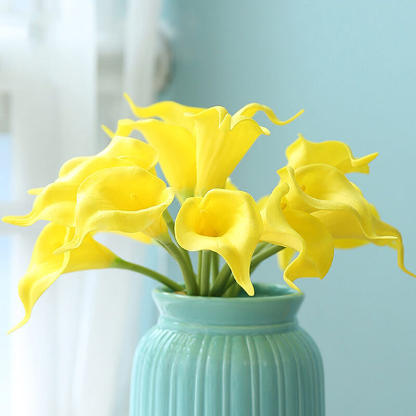 Yellow Artificial Calla Lily زنبق كالا الاصطناعي