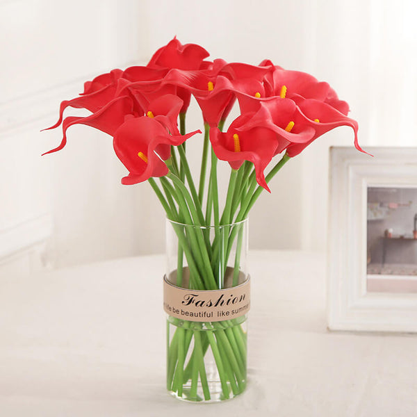 Red Artificial Calla Lily زنبق كالا الاصطناعي