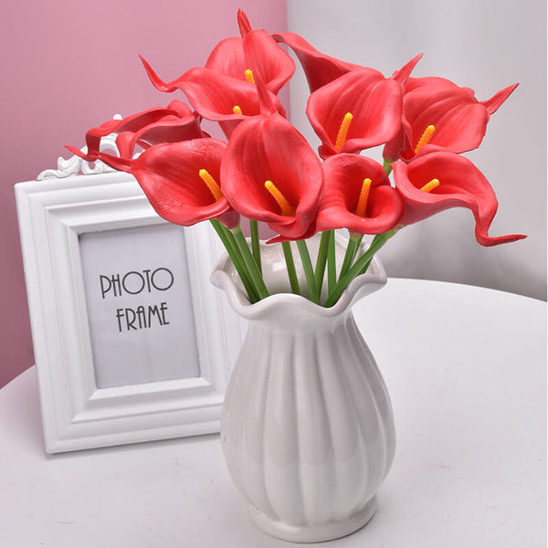 Red Artificial Calla Lily زنبق كالا الاصطناعي