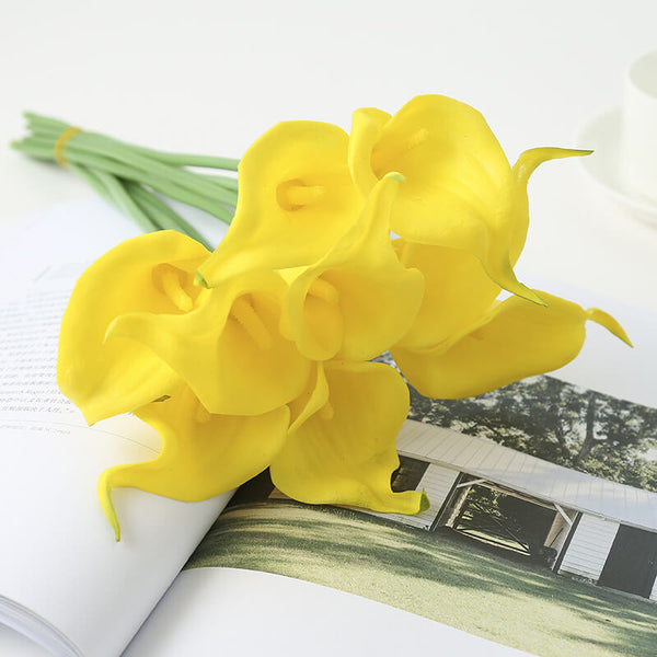 Yellow Artificial Calla Lily زنبق كالا الاصطناعي