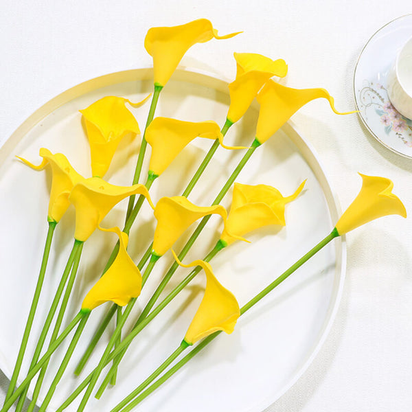 Yellow Artificial Calla Lily زنبق كالا الاصطناعي