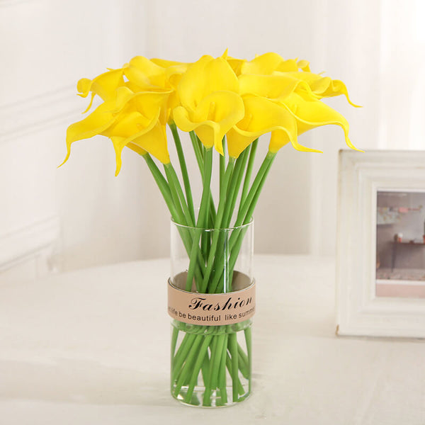 Yellow Artificial Calla Lily زنبق كالا الاصطناعي