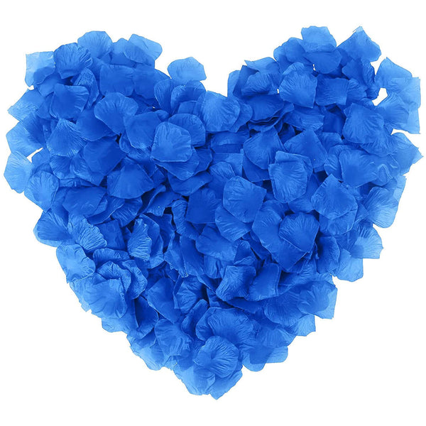 MEALULAND 3000 Pcs Artificial Rose Flower Petals (blue)