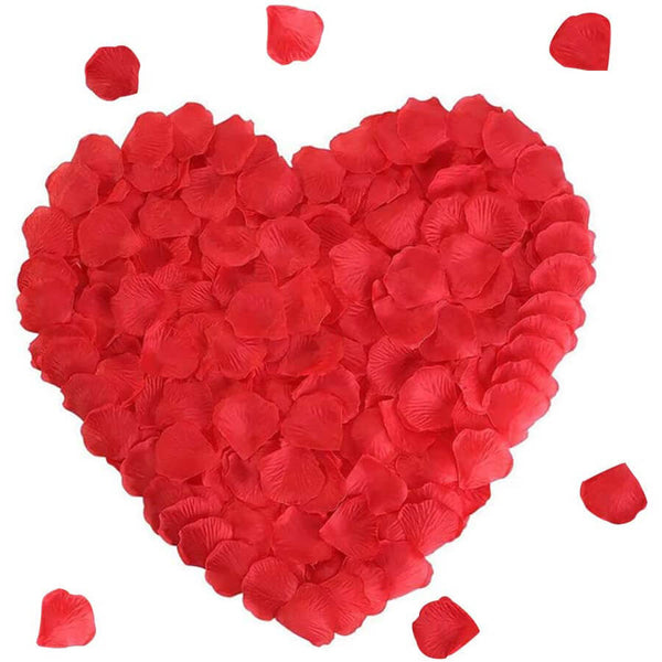 MEALULAND 3000 Pcs Artificial Rose Flower Petals (red)