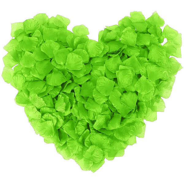 MEALULAND 3000 Pcs Artificial Rose Flower Petals (green)