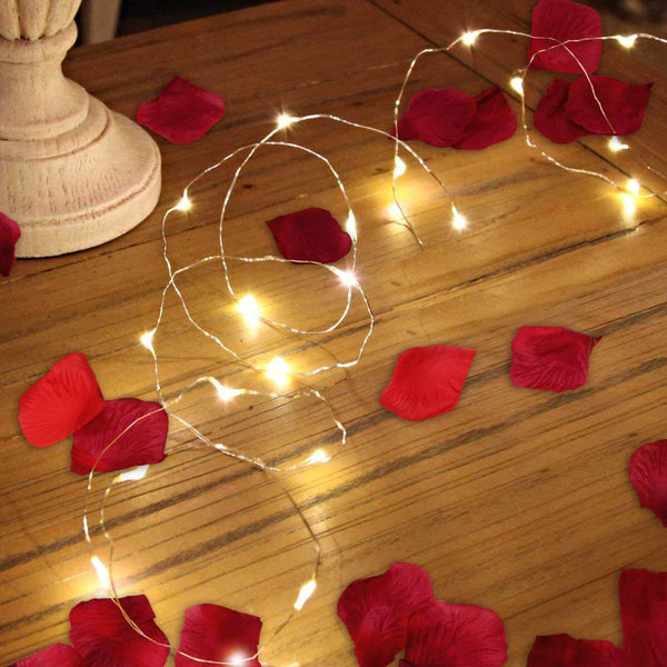 MEALULAND 3000 Pcs Artificial Rose Flower Petals (red)