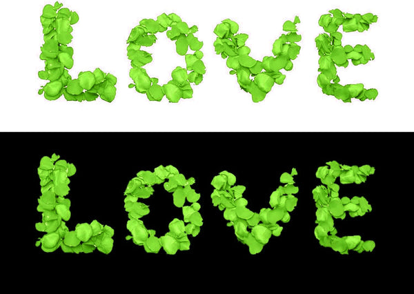 MEALULAND 3000 Pcs Artificial Rose Flower Petals (green)